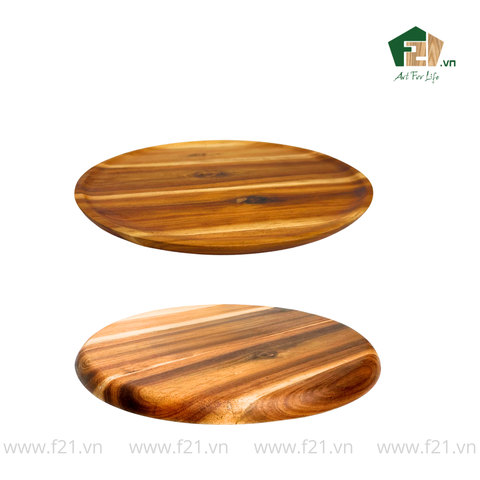 Đĩa tròn gỗ tràm