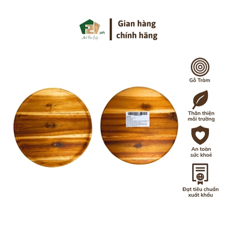 Đĩa tròn gỗ tràm