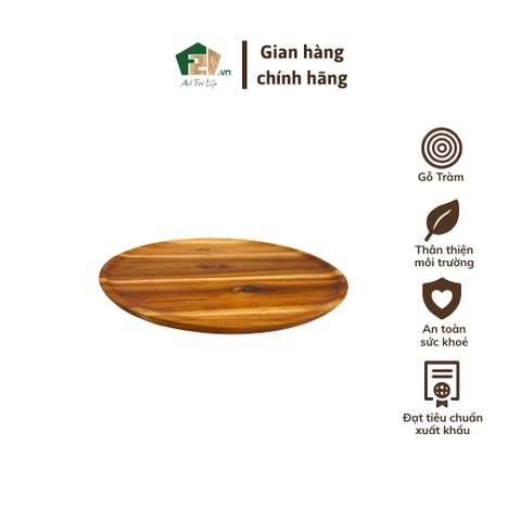 Đĩa tròn gỗ tràm