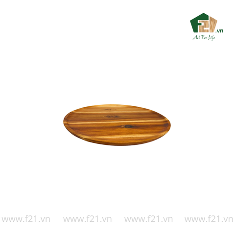 Đĩa tròn gỗ tràm