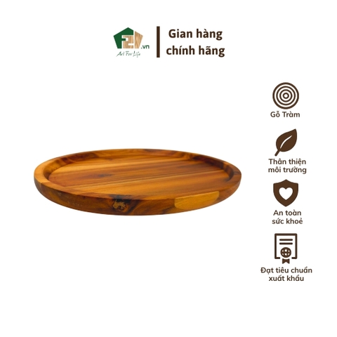 Dĩa oval gỗ tràm