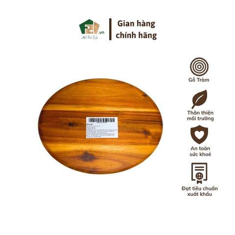 Dĩa oval gỗ tràm