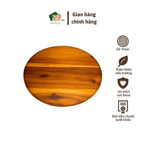 Dĩa oval gỗ tràm