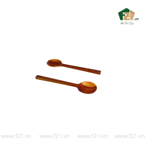 Bộ 2 muỗng nĩa gỗ tự nhiên size đại