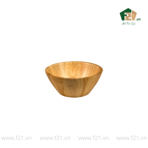 Tô tròn thành vát gỗ tự nhiên vân sóng độc bản