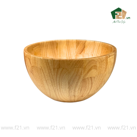 Tô tròn thành bầu gỗ tự nhiên vân sóng độc bản