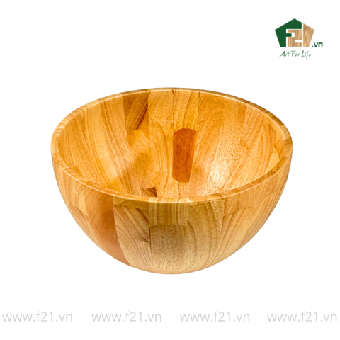 Tô tròn thành bầu gỗ tự nhiên vân sóng độc bản