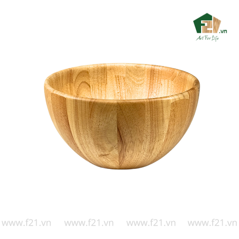 Tô tròn thành bầu gỗ tự nhiên vân sóng độc bản