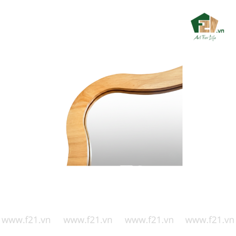 Gương treo gỗ lượn sóng thiết kế cách điệu tinh tế
