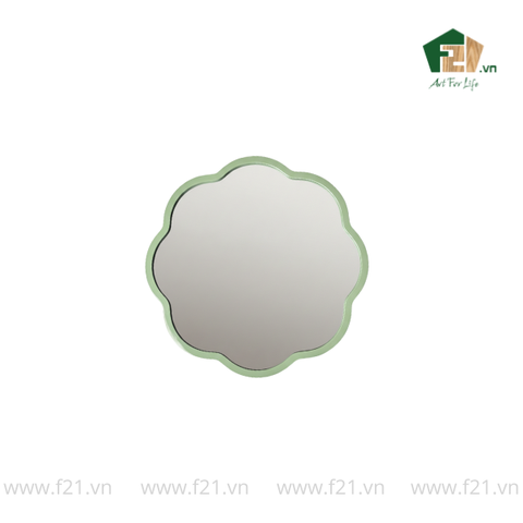 Gương treo gỗ lượn sóng thiết kế cách điệu tinh tế