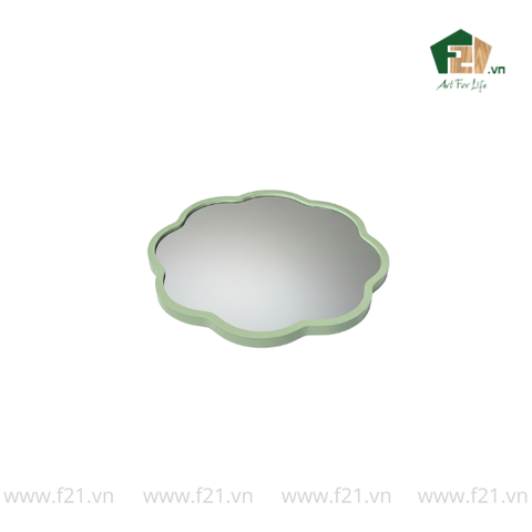 Gương treo gỗ lượn sóng thiết kế cách điệu tinh tế