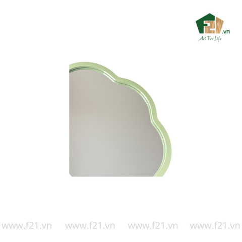 Gương treo gỗ lượn sóng thiết kế cách điệu tinh tế