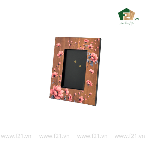 Khung hình chữ nhật gỗ hoạ tiết hoa văn cổ điển