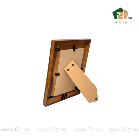 Khung hình chữ nhật gỗ viền lượn sóng mềm mại