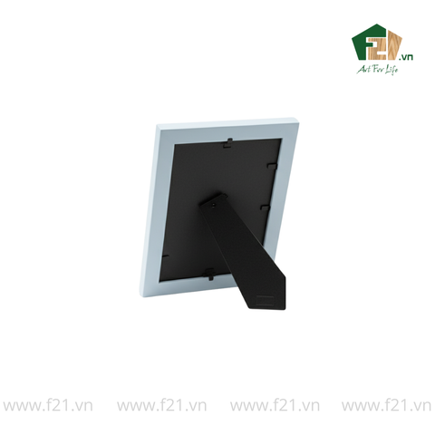 Khung tranh chữ nhật gỗ sơn mài viền lượn sóng mềm mại