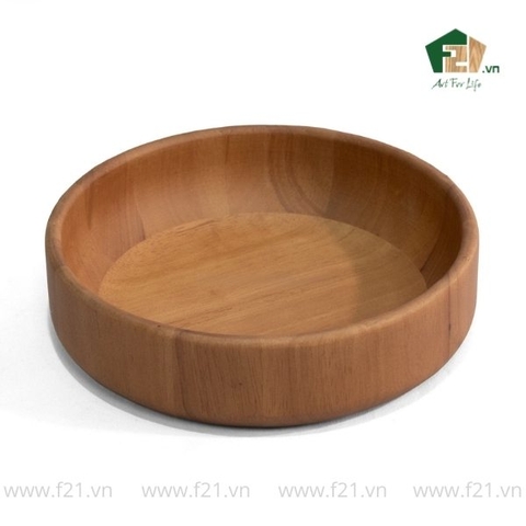 Tô tròn gỗ tự nhiên cỡ trung