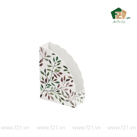 Bộ văn phòng phẩm gỗ sơn mài lá nguyệt quế cách điệu