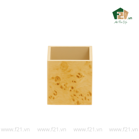 Bộ văn phòng phẩm vân mắt gỗ độc đáo sang trọng