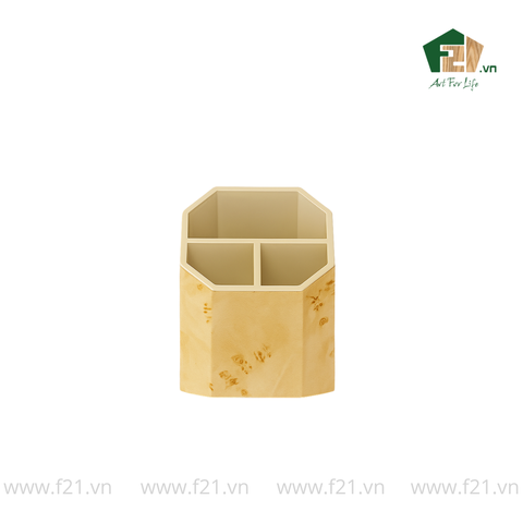 Bộ văn phòng phẩm vân mắt gỗ độc đáo sang trọng