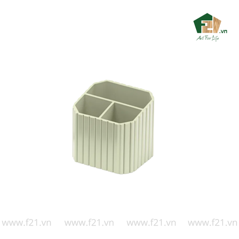 Bộ văn phòng phẩm gỗ sơn mài xanh ngọc kẻ sọc nổi