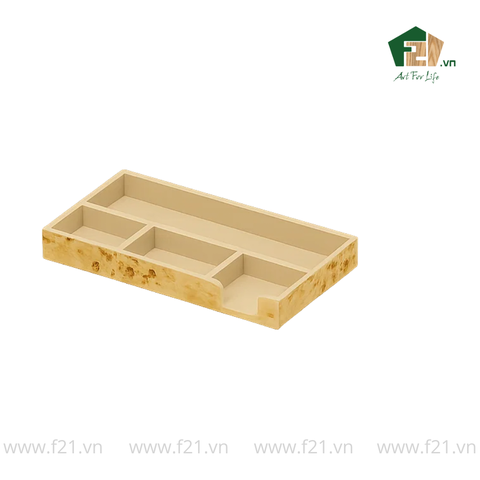 Bộ văn phòng phẩm vân mắt gỗ độc đáo sang trọng