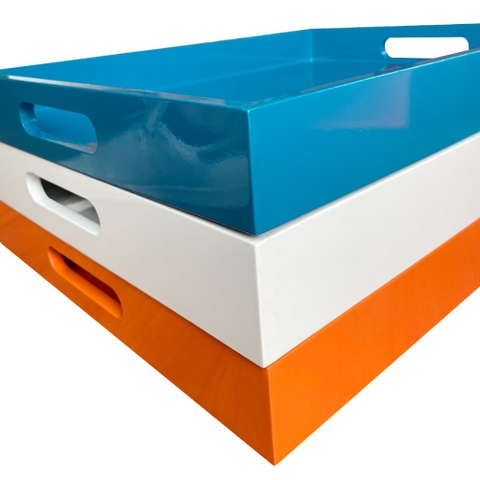 Khay Chữ Nhật Sơn Mài