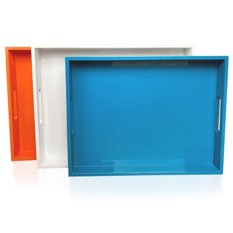 Khay Chữ Nhật Sơn Mài