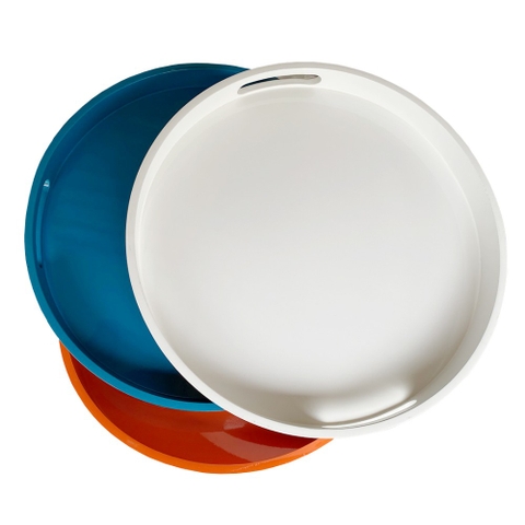 Khay Tròn Sơn Mài