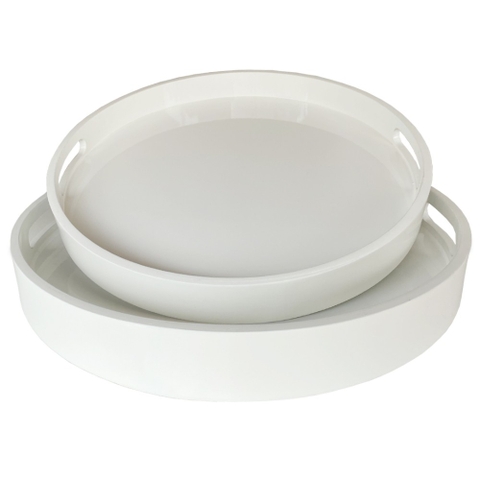 Khay Tròn Sơn Mài