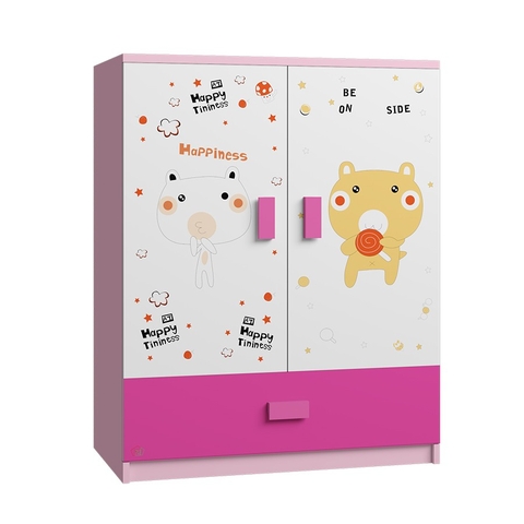 Tủ Quần Áo Cho Bé Happiness (80x50x100cm)