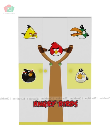 Tủ Quần Áo Trẻ Em Angry Bird (1m2)