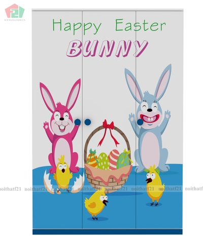 Tủ Quần Áo Trẻ Em Bunny