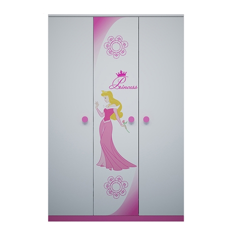 Tủ Quần Áo Trẻ Em Công Chúa (1m6)