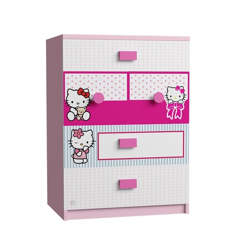 Tủ Quần Áo Trẻ Em Hello Kitty (60x50x80cm)