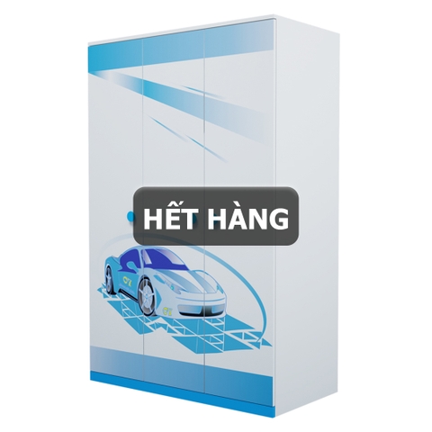 Tủ Quần Áo Trẻ Em Hình Oto 1m2