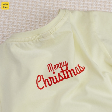 Áo Thun Cho Bé Trai, Bé Gái In Hình Ông Già Noel Và Chú Tuần Lộc-  Món Quà Thú Vị Cho Mùa Noel