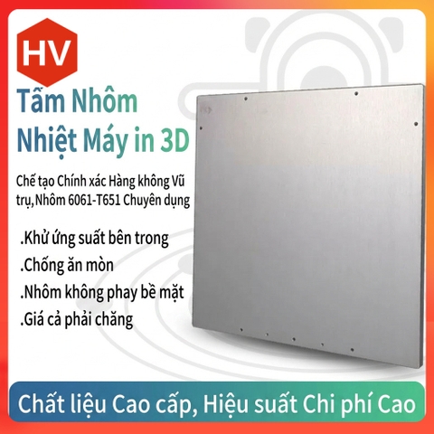 Tấm nhôm bàn nhiệt máy in 3D VORON Trident và VORON 2.4 hai trong một