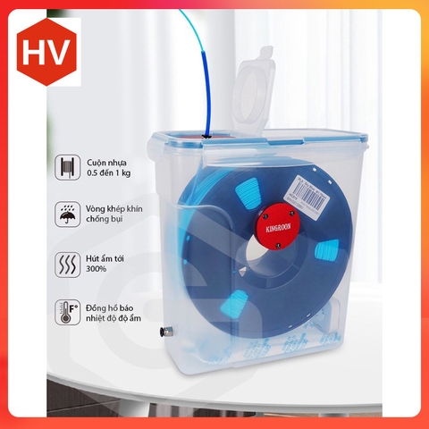 Thùng, hộp nhựa 2.5L 4L bảo quản cuộn nhựa cho máy in 3D