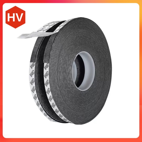 Băng dính băng keo xốp 1 mặt bản rộng 6mm bịt kín, cách âm, chống sốc