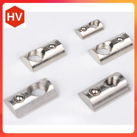 Đai ốc chữ T có bi cố đinh vị trí cài nhôm định hình 20 2020 (20 cái)