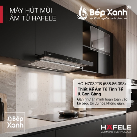 Máy Hút Mùi Âm Tủ Hafele HC-H7032TB (538.86.098) - Hút Siêu Khỏe, Chuẩn Đức, Bảo Hành Chính Hãng