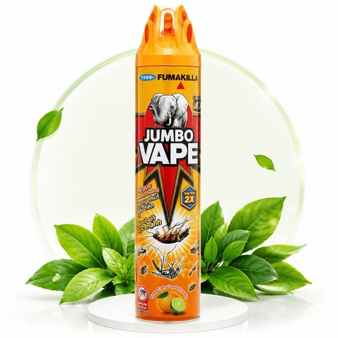 Bình xịt côn trùng Jumbo Vape G hương cam chanh 600ml