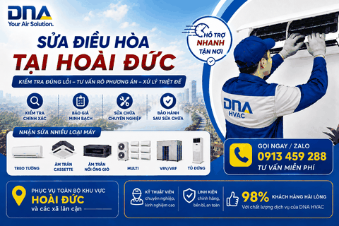 Sửa điều hòa tại Hoài Đức – Kiểm tra đúng lỗi, tư vấn rõ trước khi sửa