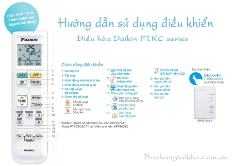 Cài đặt điều hòa Daikin: Hướng dẫn chỉnh chế độ, nhiệt độ, quạt gió và hẹn giờ