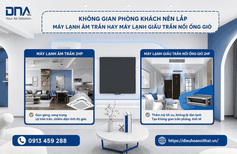 Có nên mua máy lạnh âm trần 2hp không?