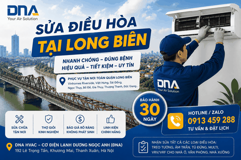 Sửa Điều Hòa Tại Long Biên – Từ Biệt Thự Khu Đô Thị Đến Nhà Xưởng, Văn Phòng