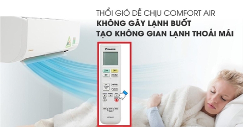 Chế độ Comfort điều hòa Daikin: Công dụng, cách bật và khi nào nên dùng?