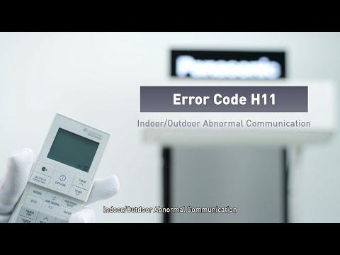 Mã lỗi H11 điều hòa Panasonic là gì? Nguyên nhân và cách khắc phục