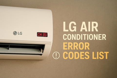 Mã lỗi CH35 điều hòa LG: Nguyên nhân và cách khắc phục