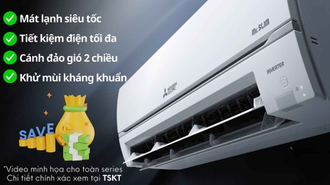 Điều hòa Mitsubishi 12000BTU: Model phổ biến, điện tiêu thụ và bảng giá